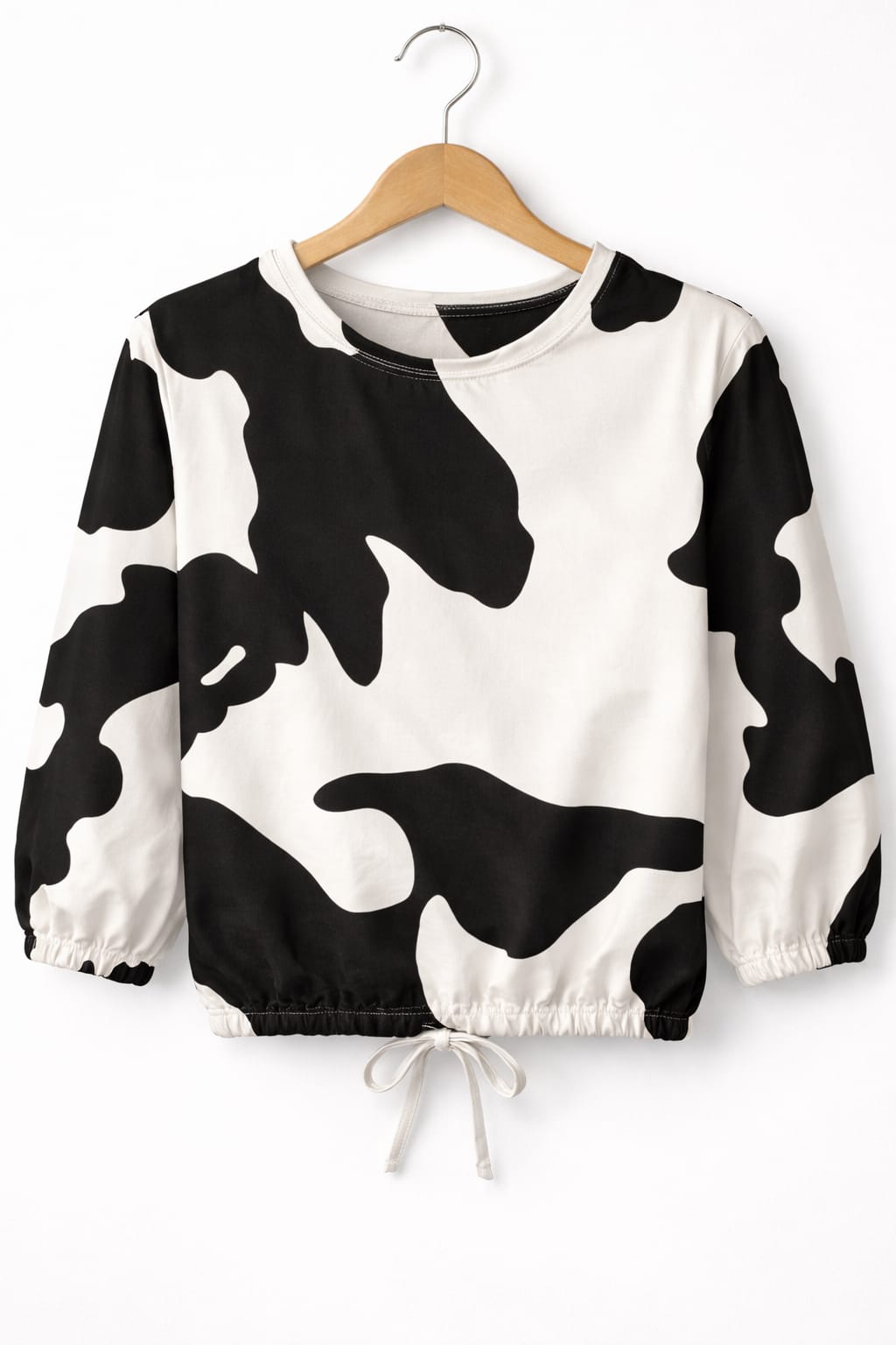 Black Shade Full Sleeve White Skate Fish Girls ( R-539 )