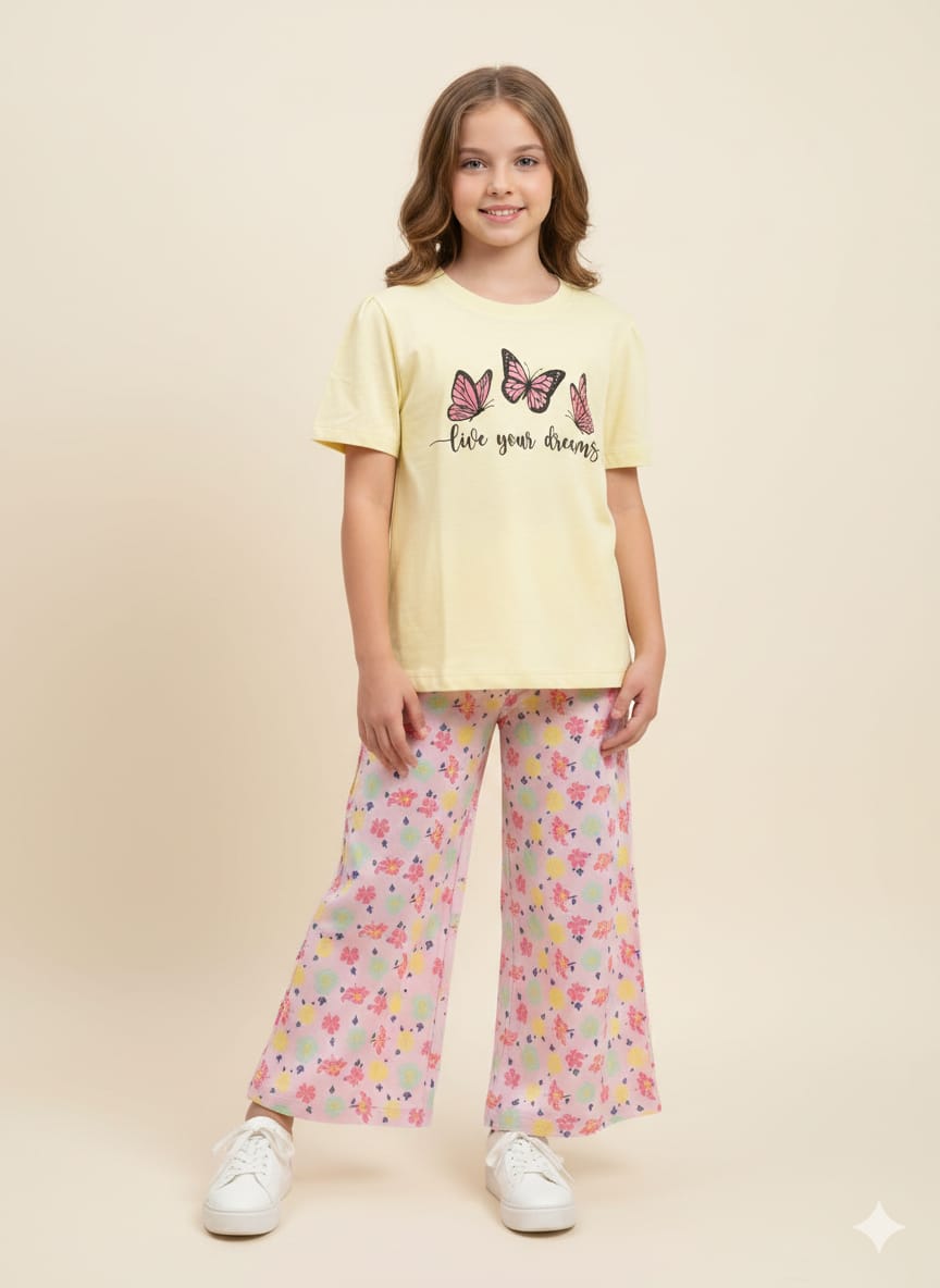 Love You Dream Lemon T-Shirt & Flapper Girls ( R-214-30 )