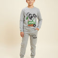Let Go Oatmeal Trouser Shirt Boys ( R-214-30 )