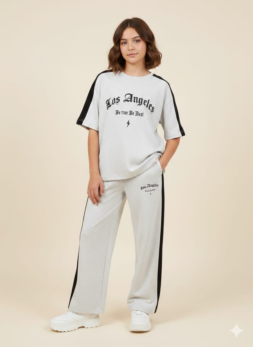 Los Angeles Penal Oatmeal Baggy6 Trouser Shirt Girls ( R-481,238 )