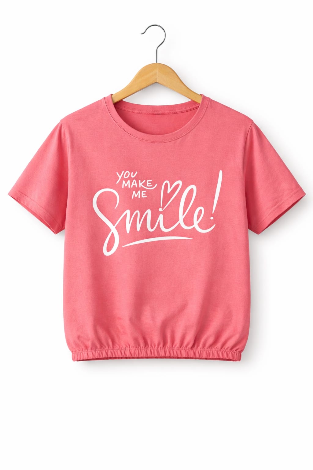 ( Short Length)You Make Me Pink  T-Shirt Girls ( R-299-307, 326,224 )