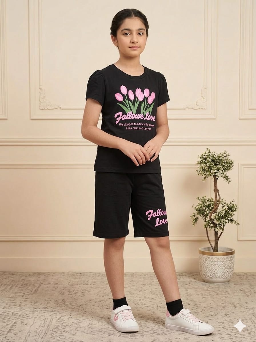 Fall Over Love Black Nicker Suit Girls ( R-482,345 )