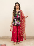 Fancy Pink Gharara Suit Girls ( R-162 ) Factory