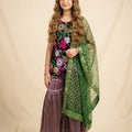 Fancy Green Gharara Suit Girls ( R-161 ) Factory