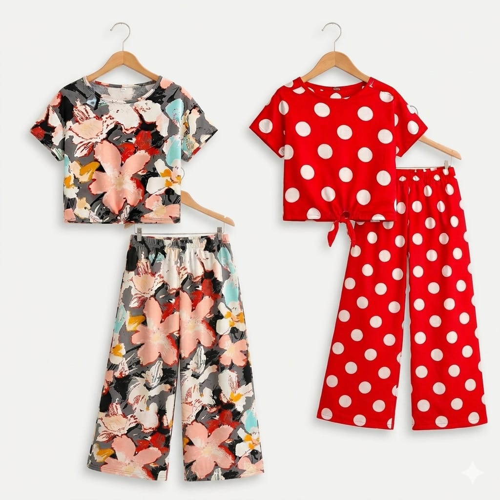 2 Random Half Sleeve Skate Fish Suit Girls