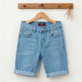 Sky Blue Denim Shorts Boys