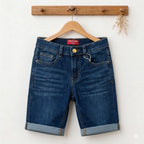 Dark Blue Denim Shorts Boys