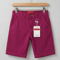2 Pocket Mahroon Cotton Shorts Boys