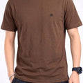 BB Logo Simple Brown T-Shirt For Men's ( R-163 )
