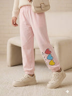 Three Heart Peach Cargo Trouser Girls ( R-454 )