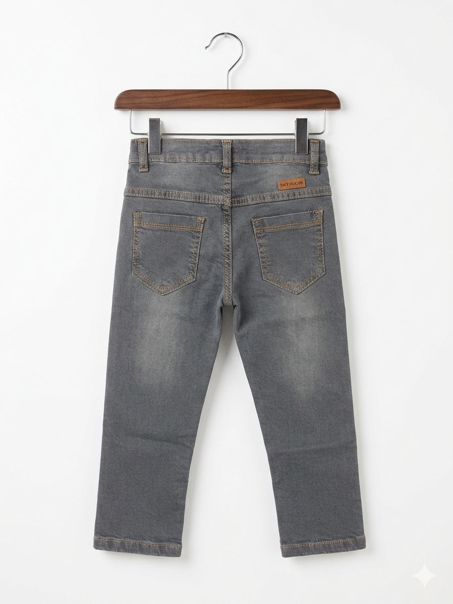 Gray Denim Jeans Boys