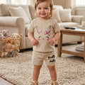 Pretty Cream Nicker Suit New Born