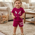 Pretty Dark Pink Nicker Suit New Born(R-240N)