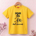 Father Son Yellow T-Shirt Boys