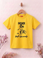 Father Son Yellow T-Shirt Boys