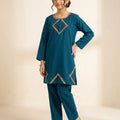 Front Lase Zinc 2Pcs Suit-Girls ( R-542 )