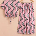 Triangle Half Sleeve Baby Pink Skate Fish Girls
