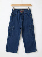 6 Pocket Dark Blue Baggy Jeans Boys & Girls