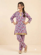 Pink Rose Pink 2 Pcs Suit Girls