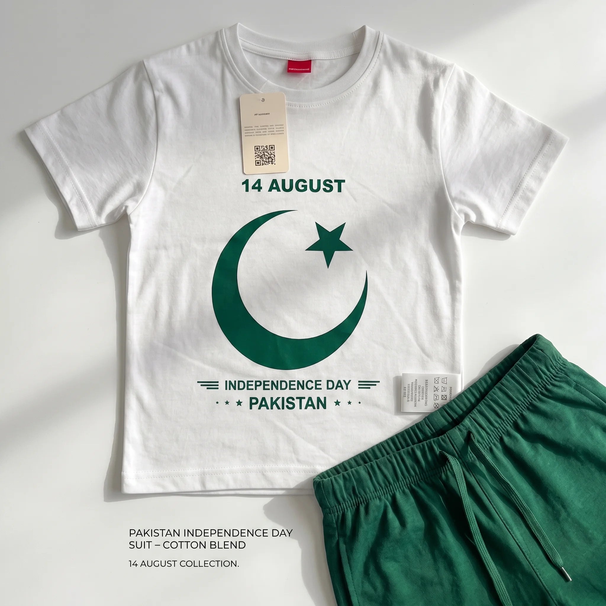 14 August Moon & Star White Nicker Suit Boys