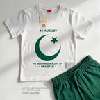 14 August Moon & Star White Nicker Suit Boys