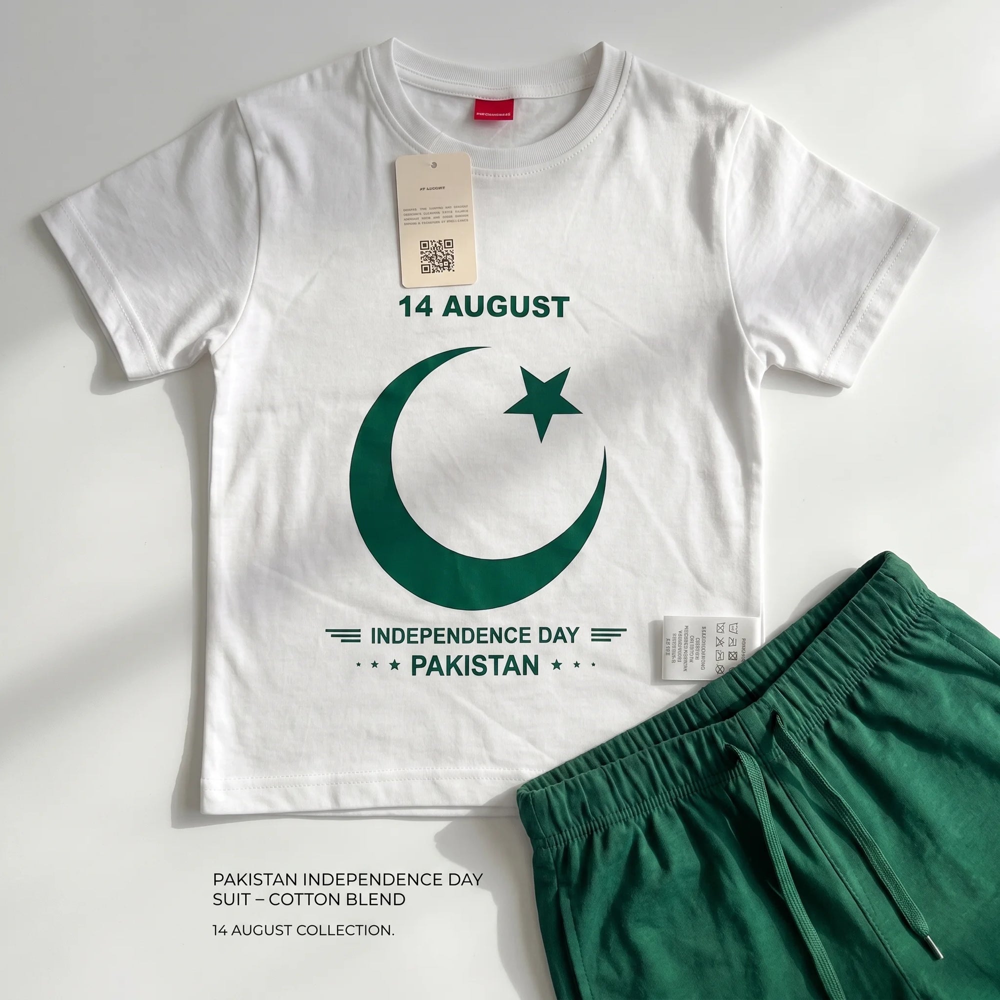 14 August Moon & Star White Nicker Suit Boys