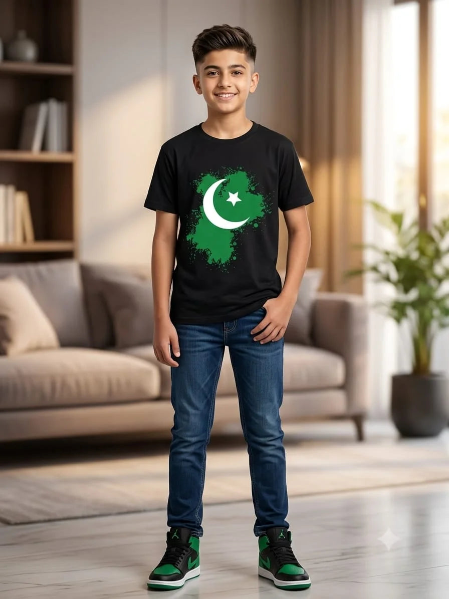 Independence Black T-Shirt Boys