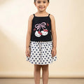 Cute Kitty Navy Skirt Suit Girls ( R-13 )