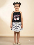 Cute Kitty Navy Skirt Suit Girls ( R-13 )