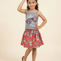 Pretty & Smart Grey Skirt Suit Girls ( R-13 )