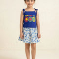 So Sweety So Fine Royal Blue Skirt Suit Girls ( R-22 )