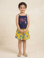 Little Princess Navy Skirt Suit Girls ( R-20 )