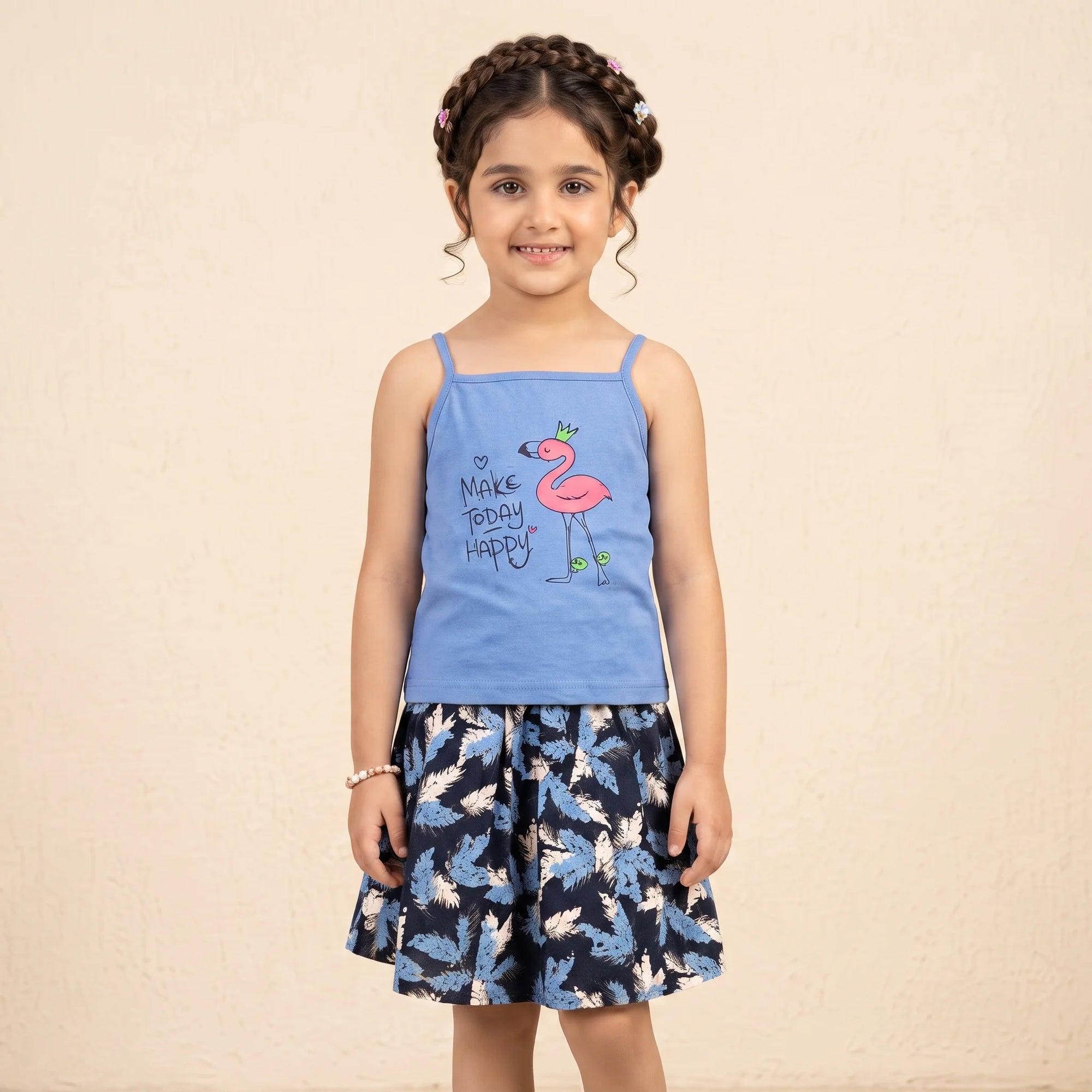 Happy Today Sky Skirt Suit Girls ( R-209 )
