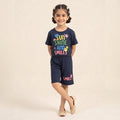 Sun Shine Navy Nicker Suit Girls ( R-217 )