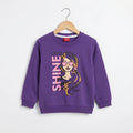 Shine Purple Sweatshirt for Girls ( R-259 N )