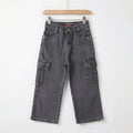 6 Pocket Grey Wide Leg Jeans Boys & Girls