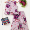 Purple Rose Sleeveless Light Purple Pairs ( R-368 N )