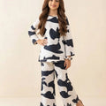 Navy Shade White Pair Girls ( R-154 N )