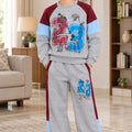 23 Basketball Graphic Light Grey Co-ord Tracksuit Set R-338