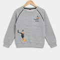 Cartoon Print Grey Sweatshirt Boys ( R- N )