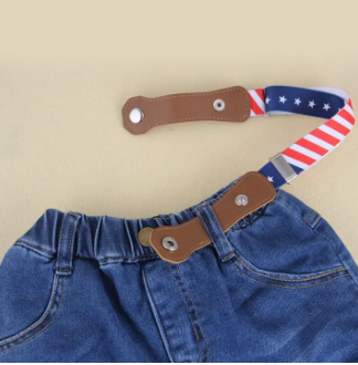Get Rid of Kids pants Falling Down Black Belt For Boys & Girls ( R-403 )