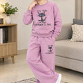 I Am Fine Dusty Mauve Baggy Tracksuit For Boys