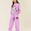 Unicorn Light Purple Track-Suit For Girls ( R-272 N)