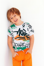 No Wifi White Nicker Suit Boys