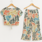 Black & Orange Leaves Hs White Skate Fish Girls