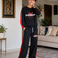 Spiderman Print Full Sleeve Black Baggy Trouser Shirt Boys( R-50 N )