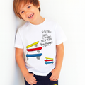 Rolling Skate Half Sleeve White Nicker Suit Boys ( R-72  N )
