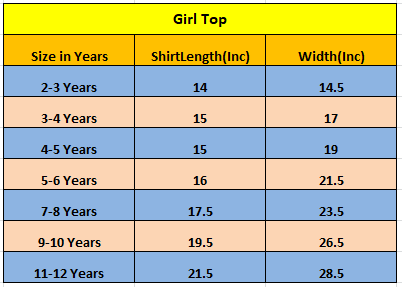 Floral Design Navy Girl Top Girls ( R-71 )