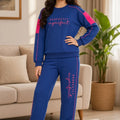 Perfectly Royal Blue Tracksuit For Girls
