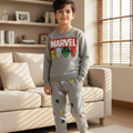 Marvel Oatmeal Track-Suit Boys ( R-281 )